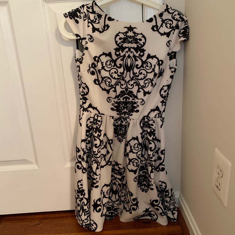 Black and White Formal Dress